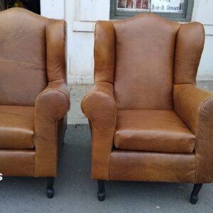 Wing back chair upholstery