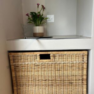 Rattan container for woord